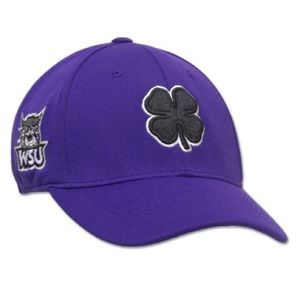 BLACK CLOVER LIVE LUCKY WEBER STATE WILDCATS WSU HAT PURPLE L/XL NWT